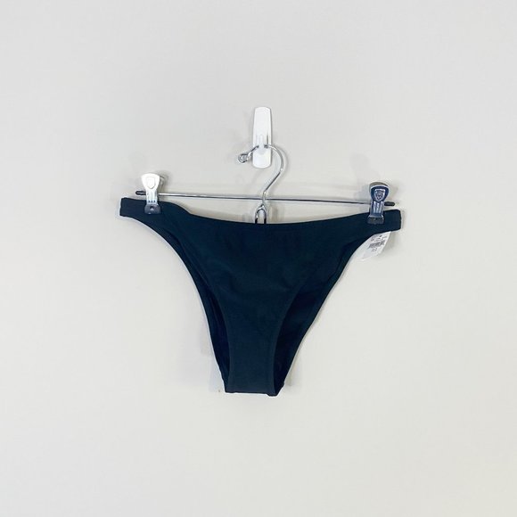 🌿 aerie | NWT Black Cheeky Bikini Bottoms - Picture 2 of 4